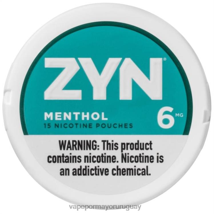 F6J4N23 - Vape mayorista ZYN mentol bolsa de nicotina 6 mg