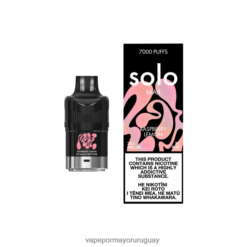 Liquido Vape Uruguay - Solo MAX vaina limon frambuesa TTNLDJ76