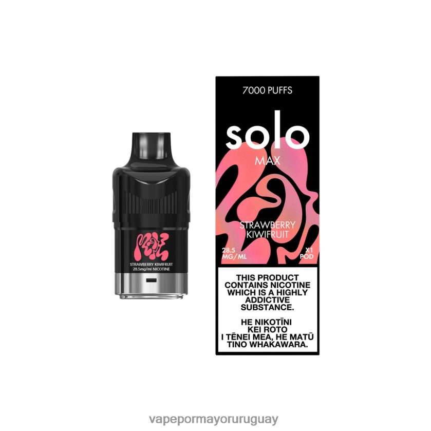 Vape Uruguay Sin Nicotina - Solo MAX vaina kiwi fresa TTNLDJ74